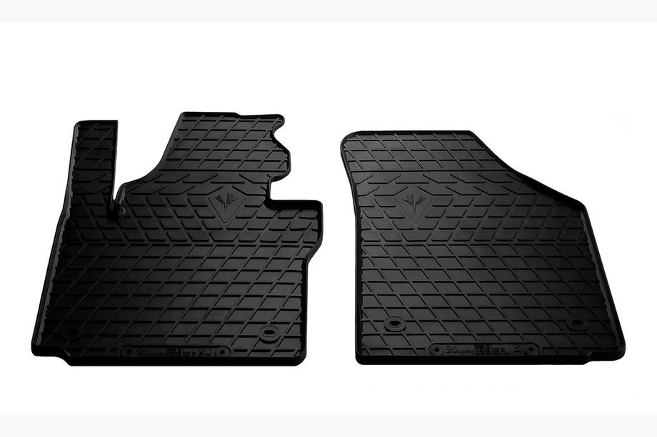 Volkswagen Caddy 2010-2015 Rubber Floor Mats (Stingray) 4 pcs, Premium - odorless Image