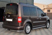 Volkswagen Caddy 2010-2015 Side Bars BB001 (2 pcs, stainless steel) photo 4