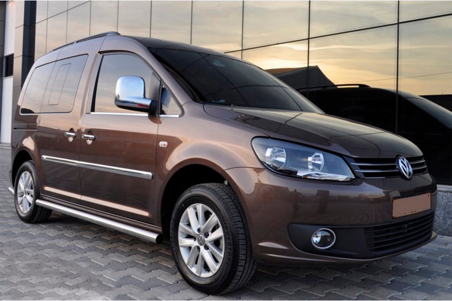 Volkswagen Caddy 2010-2015 Side Bars BB001 (2 pcs, stainless steel) Image