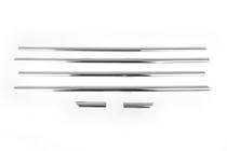 Kia Sportage 2004-2010 Window Trim Stainless Steel (6 pcs) Carmos - Turkish Stainless Steel photo 3