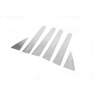Stainless Steel Pillar Covers (6 pcs) Kia Sportage 2004-2010 photo 3