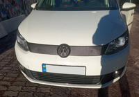 Volkswagen Caddy 2010-2015 Winter grille cover (upper) Matte photo 1