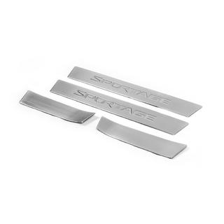 Door Sill Protectors OmsaLine (4 pcs, Stainless Steel) Kia Sportage 2010-2015 photo 2