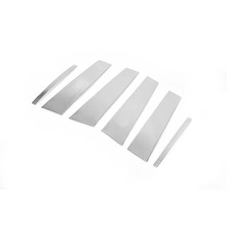 Stainless Steel Door Pillar Trim (6 pcs) Kia Sportage 2010-2015 photo 4