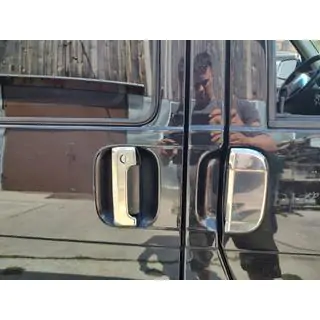Chrome Door Handle Covers (7 pcs, Steel)