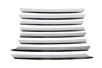 Volkswagen T4 Caravelle/Multivan 1990–2003 Chrome Grille Trim Slanted Hood (8 pcs, Stainless Steel) photo 4