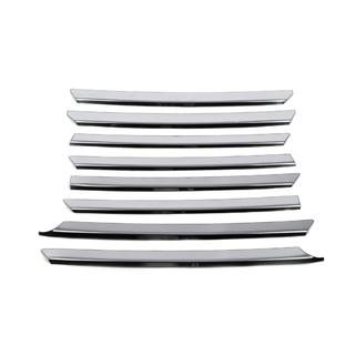 Chrome Grille Trim Slanted Hood (8 pcs, Stainless Steel) Volkswagen T4 Caravelle/Multivan 1990–2003 photo 4