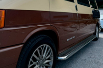 Volkswagen T4 Caravelle/Multivan 1990–2003 Side Steps Premium (2 pcs, Stainless Steel) d60, Long wheelbase photo 5