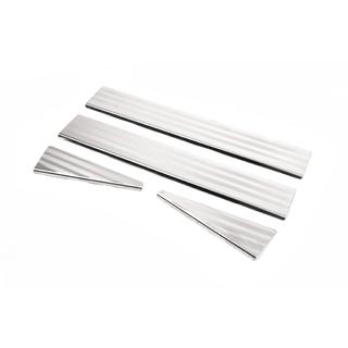 Door Sill Protectors OmsaLine (4 pcs, Stainless Steel) Land Rover Freelander II 2006–2014 photo 2