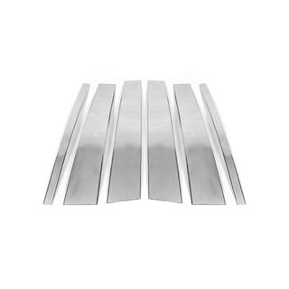Stainless Steel Door Pillar Trim (4 pcs) Land Rover Freelander II 2006–2014 photo 2
