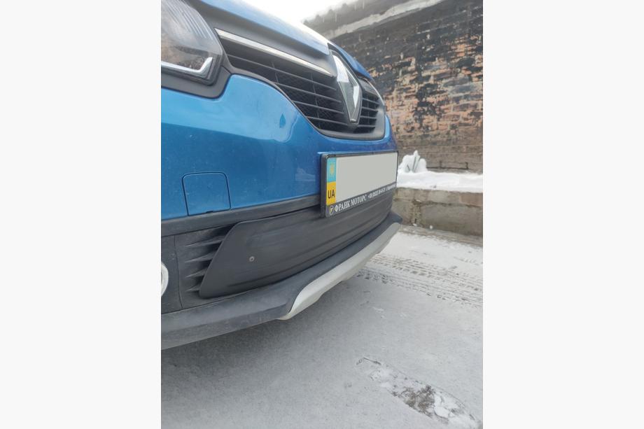 Renault Logan II 2013-2022 Winter lower grille cover (2013-2015) Photo 5