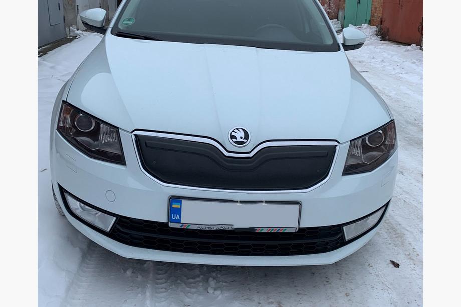 Skoda Octavia III A7 2013-2019 Winter grille cover (2013-2017) Matte Photo 2