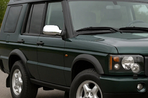 Land Rover Discovery II 1998-2004 Mirror Covers (2 pcs, Stainless Steel) OmsaLine - Italian Stainless Steel photo 1