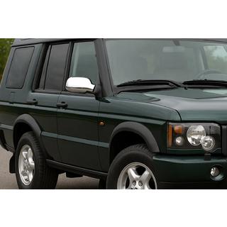 Mirror Covers (2 pcs, Stainless Steel) Land Rover Discovery II 1998-2004 photo 1