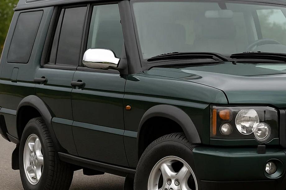 Land Rover Discovery II 1998-2004 Mirror Covers (2 pcs, Stainless Steel) OmsaLine - Italian Stainless Steel Image
