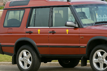 Land Rover Discovery II 1998-2004 Window Trim Stainless Steel (4 pcs) photo 1