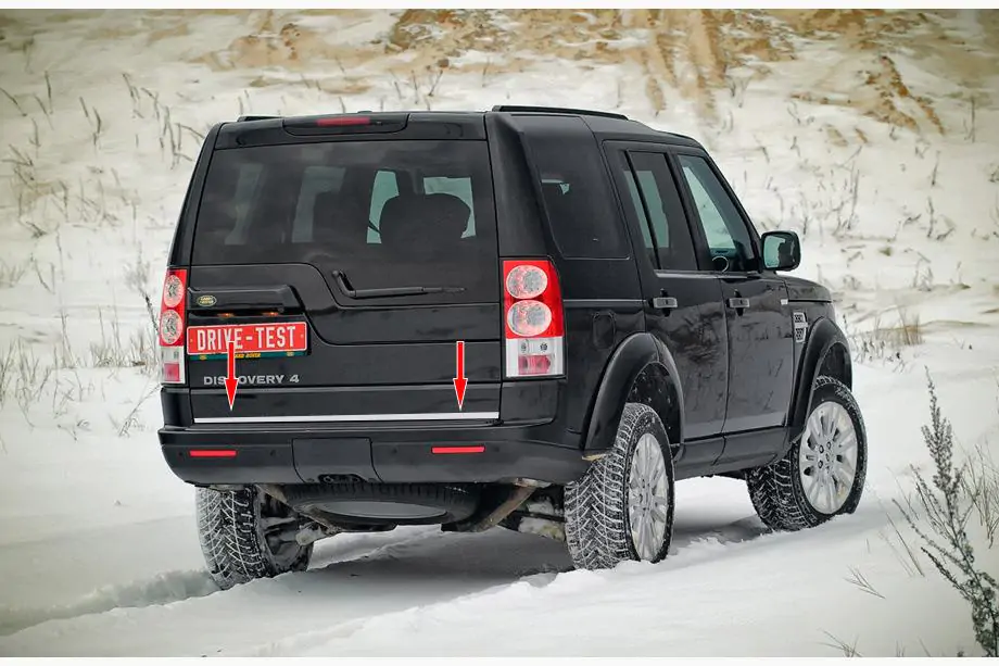 Land Rover Discovery III 2004–2009 Trunk Trim Stainless Steel Photo 1