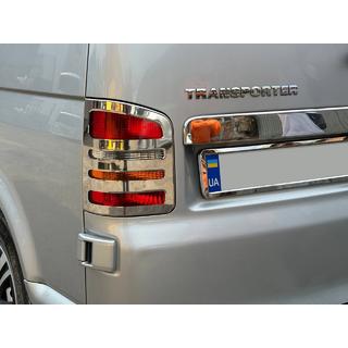 Chrome Tail Light Covers (2 pcs, Stainless Steel) Volkswagen T5 Transporter 2003-2010 photo 1