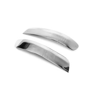 Stainless steel front bumper corner protectors (2 pcs) photo 3