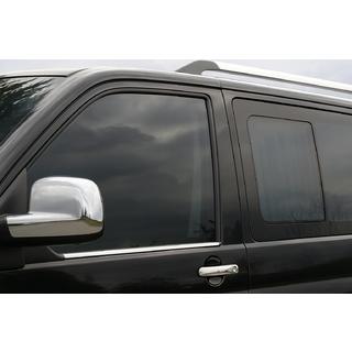Window Trim (2 pcs, Stainless Steel) Volkswagen T5 Transporter 2003-2010 photo 1