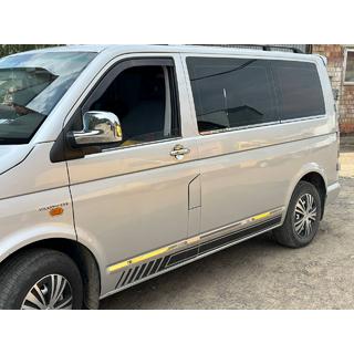 Window Trim (2 pcs, Stainless Steel) Volkswagen T5 Transporter 2003-2010 photo 4