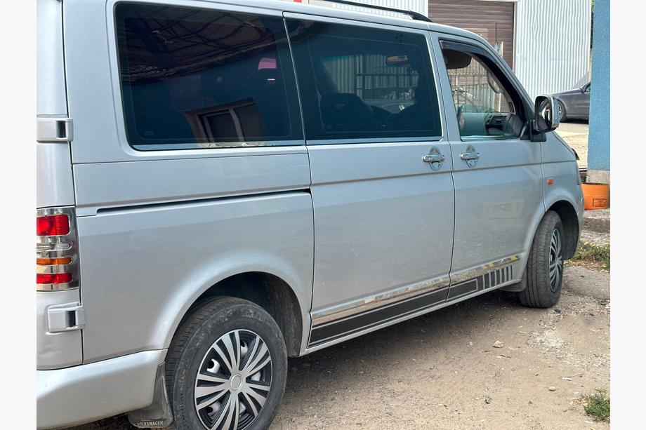 Volkswagen T5 Transporter 2003-2010 Door Moldings Stainless Steel Chrome 1 Door, Short Wheelbase, Carmos - Turkish Steel Photo 18