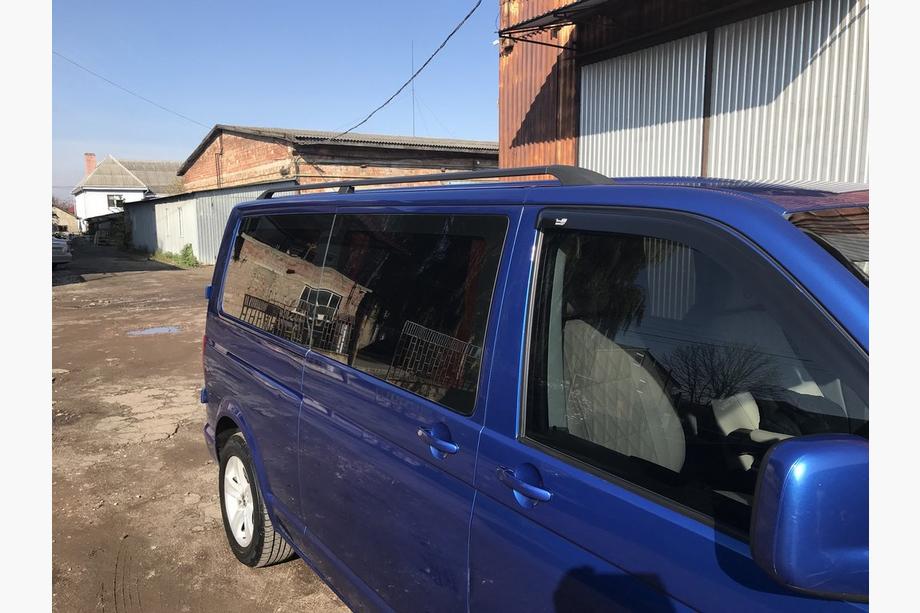 Volkswagen T5 Transporter 2003-2010 Black Roof Rails Short base, plastic feet Photo 4