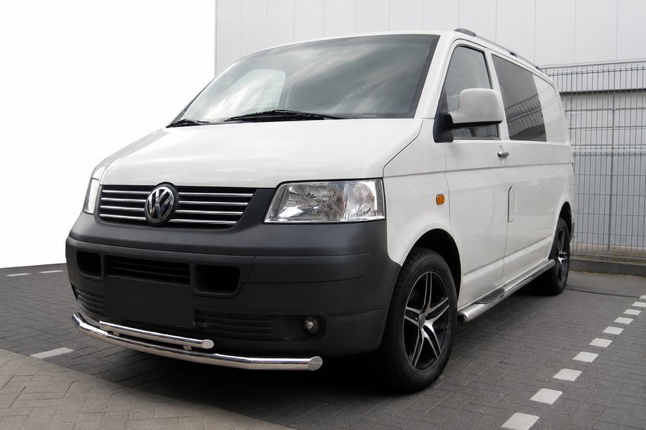 Volkswagen T5 Transporter 2003-2010 Front Bar ST014 (Stainless Steel) 70 x 48mm Image