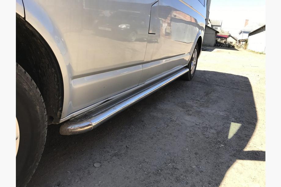 Volkswagen T5 Transporter 2003-2010 Side Steps Premium (2 pcs, Stainless Steel) Photo 4