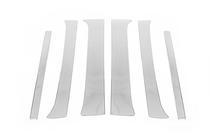 Nissan Pathfinder R51 2005-2014 Stainless Steel Door Pillar Trim (6 pcs) photo 3