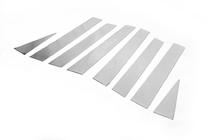 Nissan X-trail T31 2007-2014 Stainless Steel Door Pillar Trim (8 pcs) photo 8