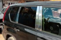 Nissan X-trail T31 2007-2014 Stainless Steel Door Pillar Trim (8 pcs) photo 2