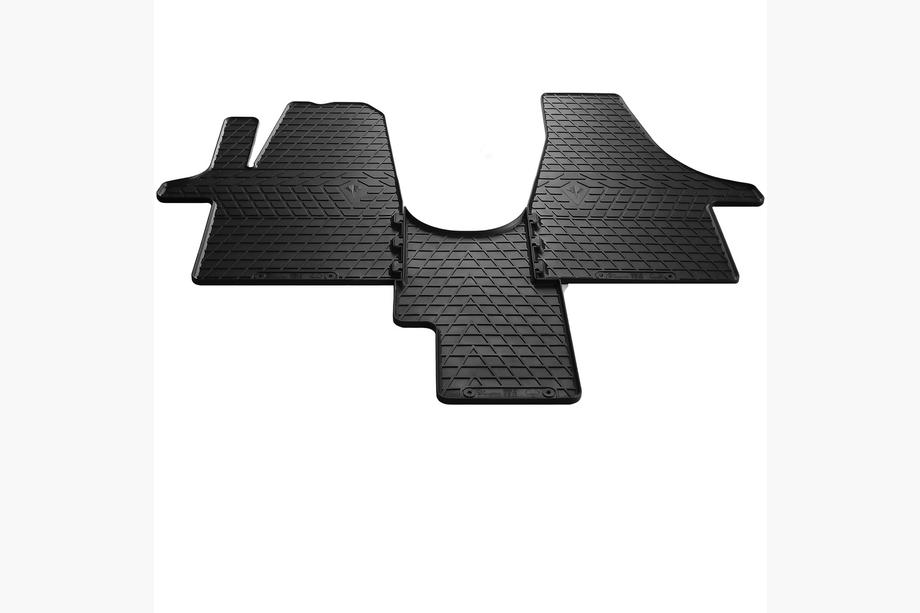 Volkswagen T5 Multivan 2003–2010 Rubber Floor Mats (3 pcs, Stingray) For 2↗1 seat bench Image