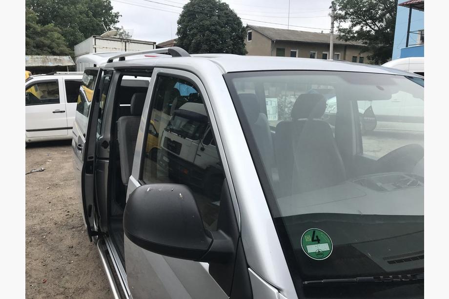 Volkswagen T5 Multivan 2003–2010 Chrome Roof Rails Long base, metal feet Photo 2