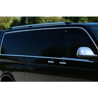 Full window trim set (14 pcs, stainless steel) photo 1