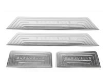 Volkswagen T5 Caravelle 2004-2010 Interior door sill covers (Omsa, stainless steel) 3 Door Sill Covers photo 3