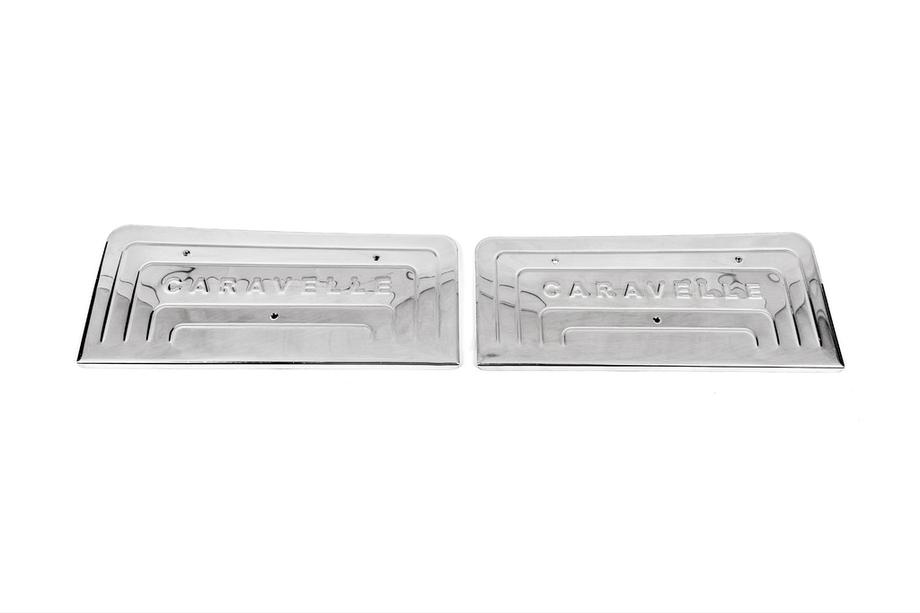 Volkswagen T5 Caravelle 2004-2010 Interior door sill covers (Omsa, stainless steel) Photo 4
