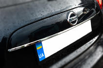 Nissan Juke 2010-2019 Chrome trim above license plate (stainless steel) OmsaLine - Italian Stainless Steel photo 2