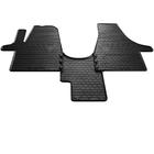Volkswagen T5 Caravelle 2004-2010 Rubber Floor Mats (3 pcs, Stingray) For 2↗1 seat bench photo 1