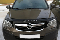 Opel Antara 2006-2017 Chrome Grille Covers (3 pcs, Stainless Steel) photo 1