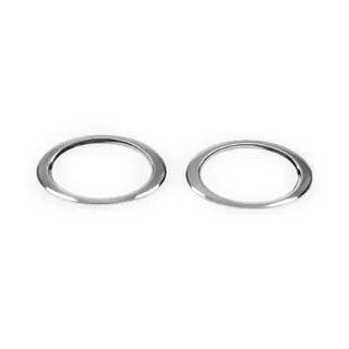 Fog light trim (2 pcs, stainless steel) photo 3