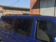 Volkswagen T5 2010-2015 Black Roof Rails Long base, plastic feet photo 6