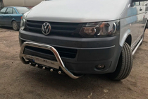 Volkswagen T5 2010-2015 Bull Bar WT003 (Stainless Steel) 60 mm, with lettering photo 8