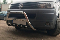 Volkswagen T5 2010-2015 Bull Bar WT003 (Stainless Steel) 60 mm, with lettering photo 6