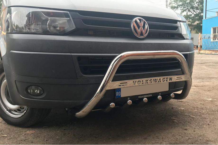 Volkswagen T5 2010-2015 Bull Bar WT003 (Stainless Steel) 60 mm, with lettering Image