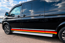 Volkswagen T5 2010-2015 Side Steps Maya V2 (2 pcs, Aluminum) Long Wheelbase photo 5