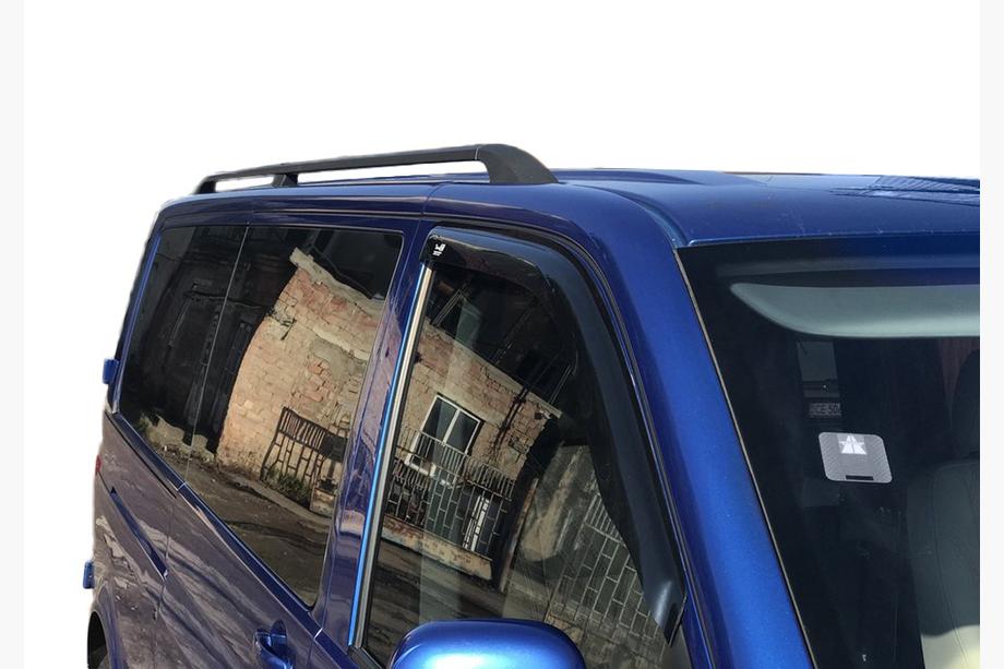 Volkswagen T6 2015-2024 Black Roof Rails Image