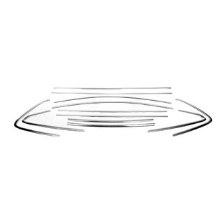 Full Window Trim (HB, 12 pcs, Stainless Steel) Opel Astra J 2009-2015 photo 2