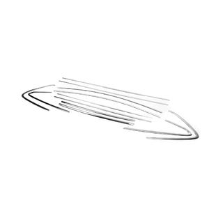 Full Window Trim (HB, 12 pcs, Stainless Steel) Opel Astra J 2009-2015 photo 3