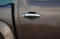 Volkswagen Amarok 2010-2022 Chrome Door Handle Covers (4 pcs, Stainless Steel) Carmos - Turkish Stainless Steel photo 3